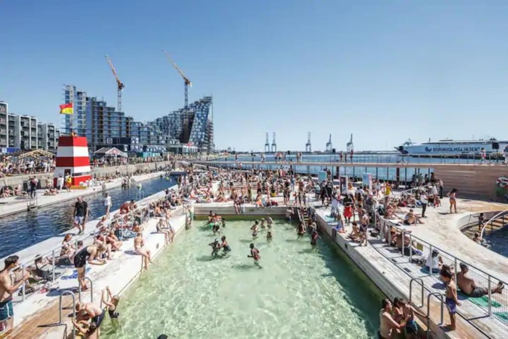 Beach House Apartment In New York Style Århus Esterno foto